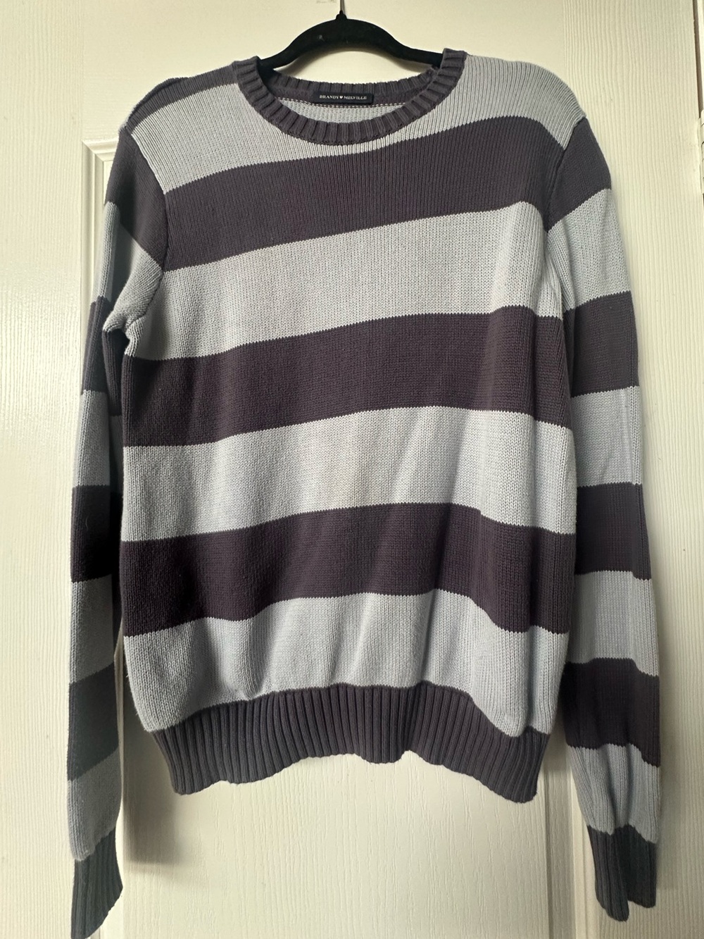 Brandy Melville Stripe Crewneck